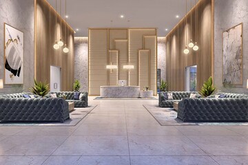 Building Lobby in 2 BHK Apartment at Casagrand Primrose, Perungalathur – for Sale