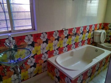Bathroom in 3 BHK Apartment at Vanaz Corner, Kothrud – for Rent
