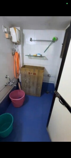 Bathroom in 1 BHK Apartment at Gaurav Residency, Mira Road – for Sale