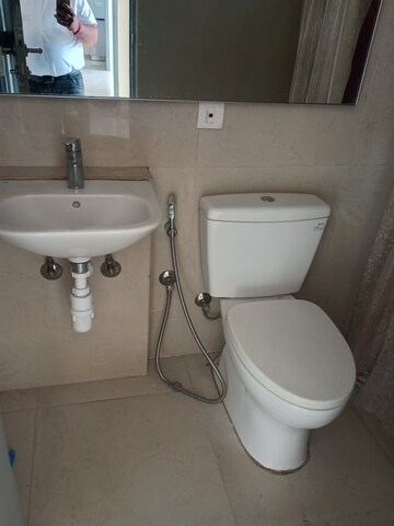 Bathroom in 1 BHK Apartment at Hiranandani Lavinia, Ghodbunder Road – for Rent