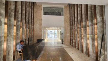 Building Lobby in 2.5 BHK Apartment at Aparna Sarovar Zicon, Nallagandla – for Rent