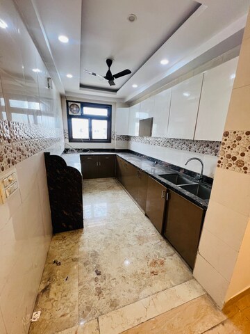 Kitchen in 3 BHK Builder Floor at RWA Residential Society Sector 46, Sector 46 – for Rent