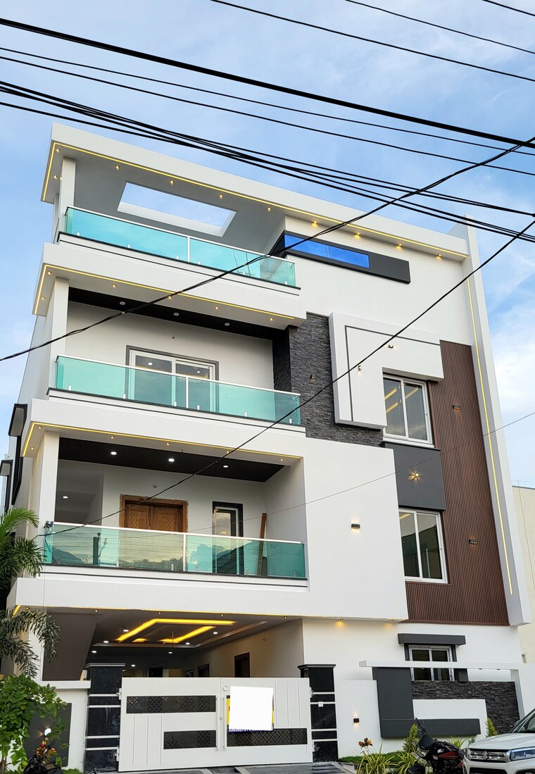 Exterior View, a s rao nagar 5 Bedroom 5300 Sq.Ft. Villa In A S Rao Nagar Hyderabad 8716365