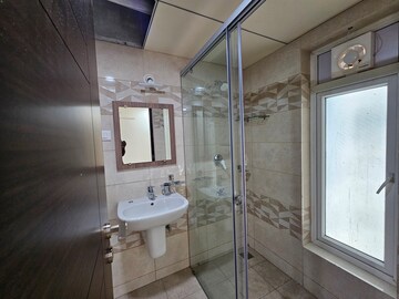 Bathroom in 4 BHK Apartment at Niharika Skyline, Khajaguda – for Rent