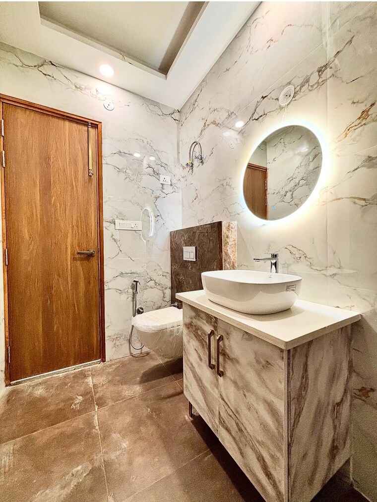 Attached Bathroom, fidato-honour-homes 3 Bedroom 1215 Sq.Ft. Builder Floor In Sector 89 Faridabad 8716430