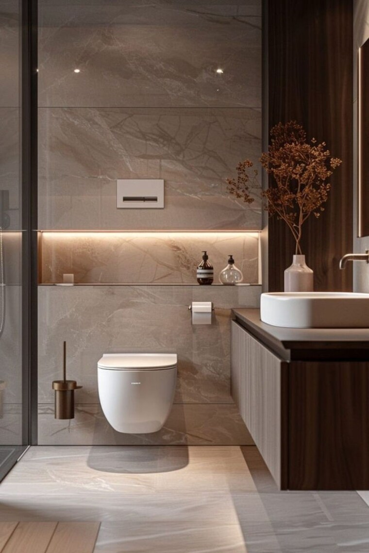 Bathroom, turner road 2 Bedroom 1050 Sq.Ft. Independent House In Turner Road Dehradun 8716448