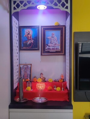 Bedroom in 1 BHK Apartment at Raunak Heights, Ghodbunder Road – for Sale