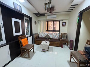 Master Bedroom in 1 BHK Apartment at Raunak Heights, Ghodbunder Road – for Sale