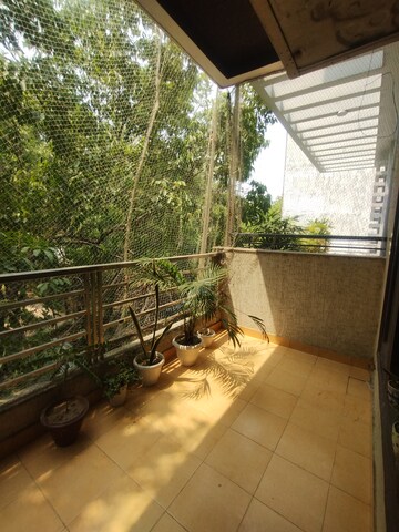 Balcony in 2 BHK Builder Floor at Ansal Sushant Lok I, Sector 43 – for Rent