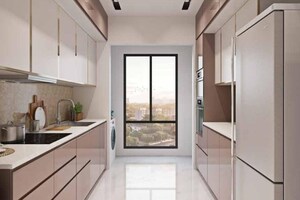 Building Lobby in 3 BHK Apartment at Raunak Centrum, Sion – for Sale