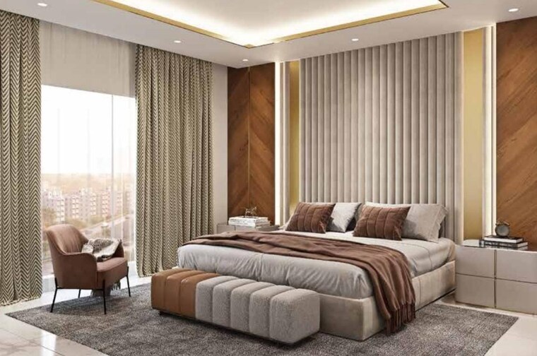 Bedroom, raunak-centrum 3 Bedroom 991 Sq.Ft. Apartment In Sion Mumbai 8716600
