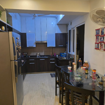 Kitchen in 2 BHK Apartment at Dasnac Burj, Sector 75 – for Rent