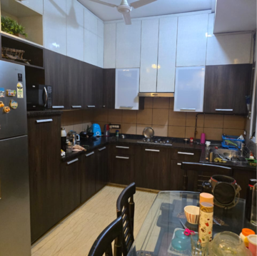 Kitchen in 2 BHK Apartment at Dasnac Burj, Sector 75 – for Rent
