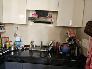 Kitchen in 2 BHK Apartment at Rishita Manhattan, Gomti Nagar – for Rent