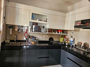 Kitchen in 2 BHK Apartment at Rishita Manhattan, Gomti Nagar – for Rent