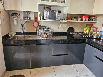 Kitchen in 3.5 BHK Apartment at Rishita Manhattan, Gomti Nagar – for Rent