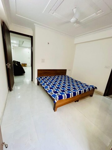 Bedroom in 2 BHK Builder Floor at Palm Residency Chhatarpur, Chattarpur – for Rent