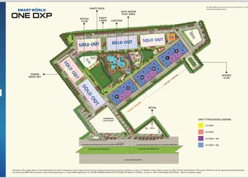 Master Plan in 3.5 BHK Apartment at Smart World One DXP, Sector 113 – for Sale