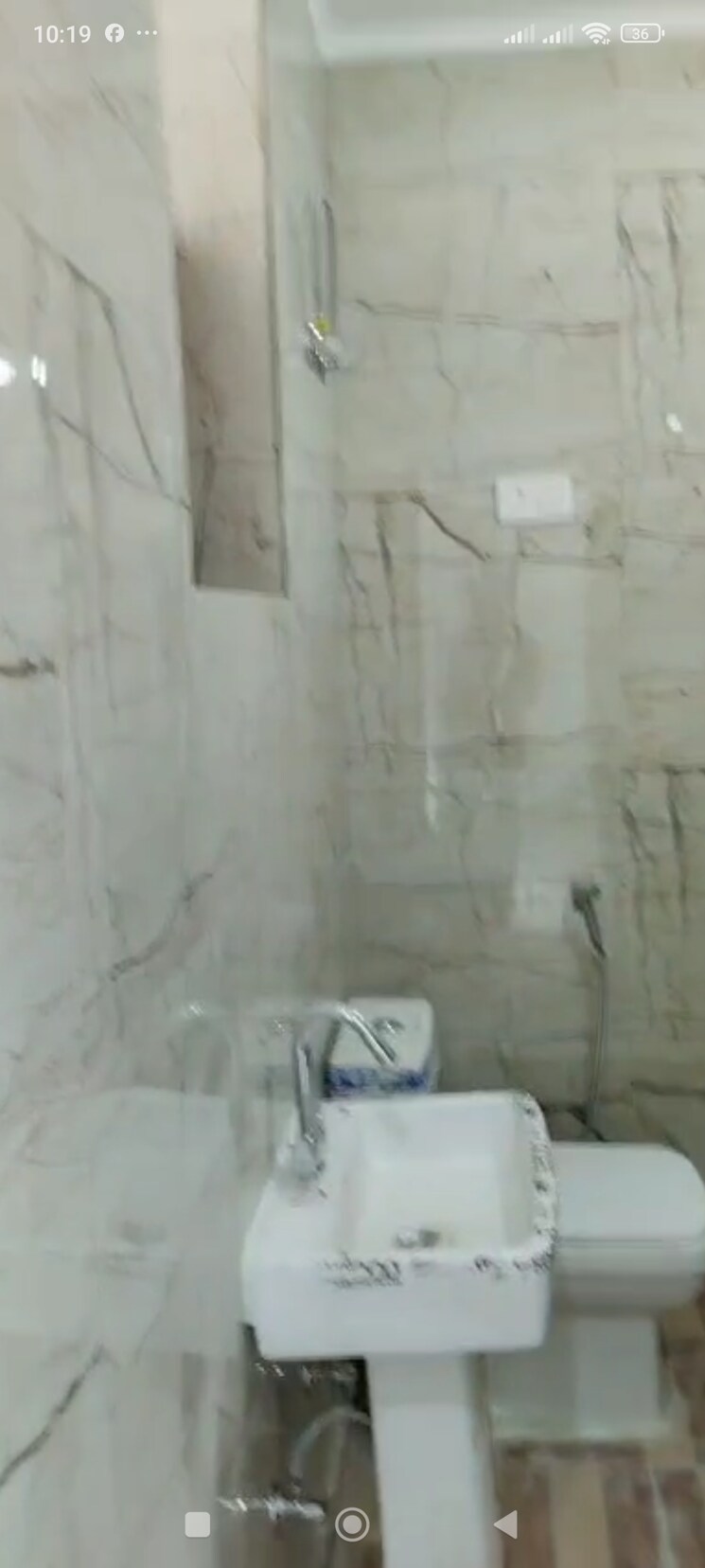 Bathroom, green fields colony 2 Bedroom 150 Sq.Yd. Builder Floor In Green Fields Colony Faridabad 8716794