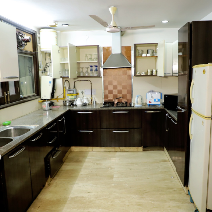 Kitchen, anupam garden 3 Bedroom 2300 Sq.Ft. Builder Floor In Anupam Garden Delhi 8716816