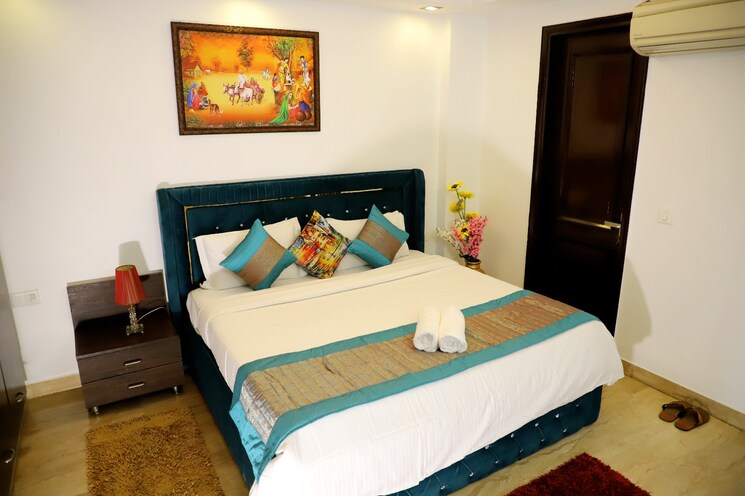 Bedroom, saket 3 Bedroom 2300 Sq.Ft. Builder Floor In Saket Delhi 8716823