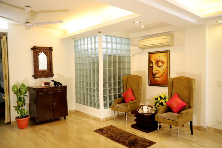 Living Room, saket 3 Bedroom 2300 Sq.Ft. Builder Floor In Saket Delhi 8716823