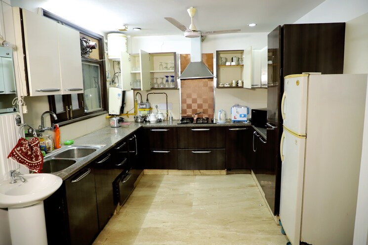 Kitchen, saket 3 Bedroom 2300 Sq.Ft. Builder Floor In Saket Delhi 8716823