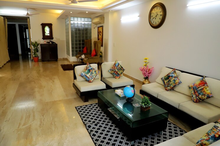 Living Room, saket 3 Bedroom 2300 Sq.Ft. Builder Floor In Saket Delhi 8716823