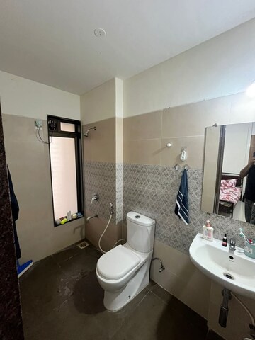 Bathroom in 3 BHK Apartment at Acme Ozone, Manpada – for Rent