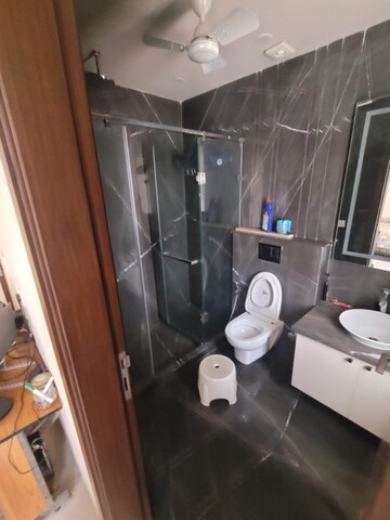 Bathroom in 4 BHK Builder Floor at Sukhdev Vihar – for Rent
