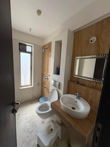 Bathroom in 3 BHK Apartment at Lodha Luxuria, Majiwada – for Rent