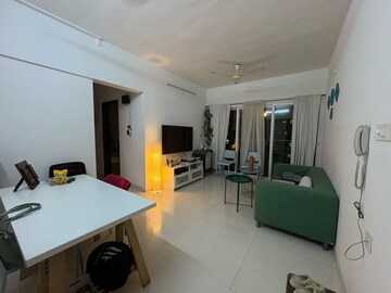 Living Room in 2 BHK Apartment at Rustomjee Urbania Azziano, Majiwada – for Rent