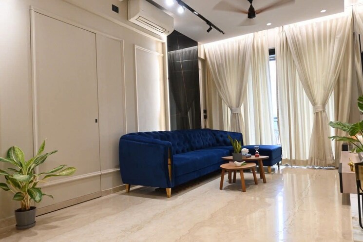 Living Room, lodha-sterling 3 Bedroom 1500 Sq.Ft. Apartment In Kolshet Road Thane 8716928