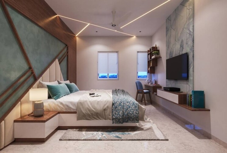 Bedroom, prestige-high-fields 2 Bedroom 1300 Sq.Ft. Apartment In Gachibowli Hyderabad 8716949