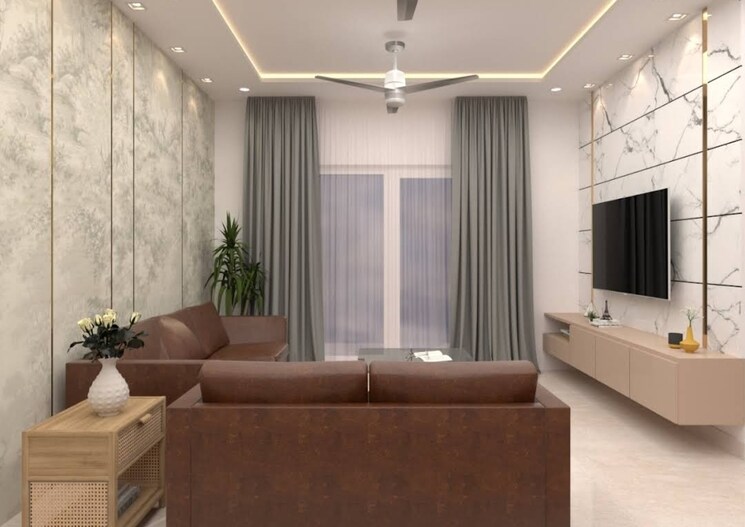 Living Room, prestige-high-fields 2 Bedroom 1300 Sq.Ft. Apartment In Gachibowli Hyderabad 8716949