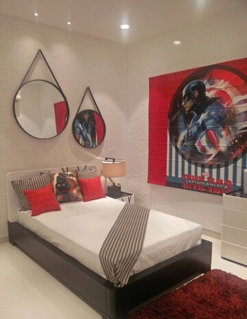 Master Bedroom in 2 BHK Apartment at Rainbow Vistas, Hi Tech City – for Rent