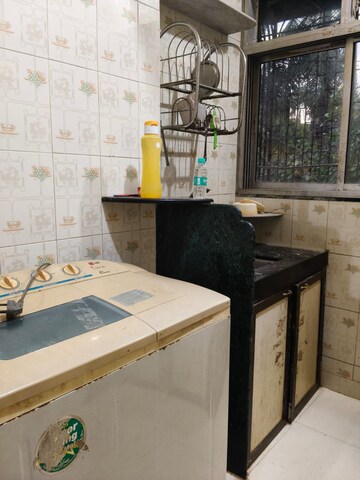 Kitchen in 1 RK Apartment at Silver Heights Santacruz, Santacruz East – for Rent