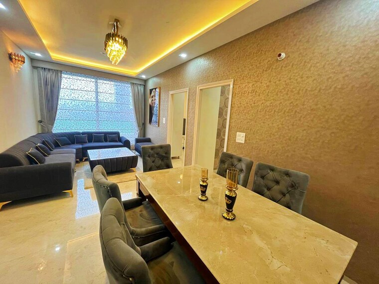 Master Bedroom, aura-homes 3 Bedroom 1525 Sq.Ft. Apartment In Patiala Road Zirakpur 8716977