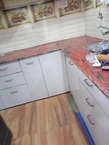 Kitchen in 1 BHK Villa at Aliganj – for Rent
