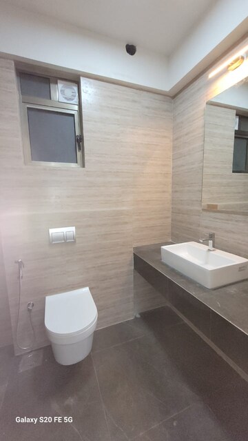 Bathroom in 2.5 BHK Apartment at Ekta Tripolis, Goregaon West – for Rent