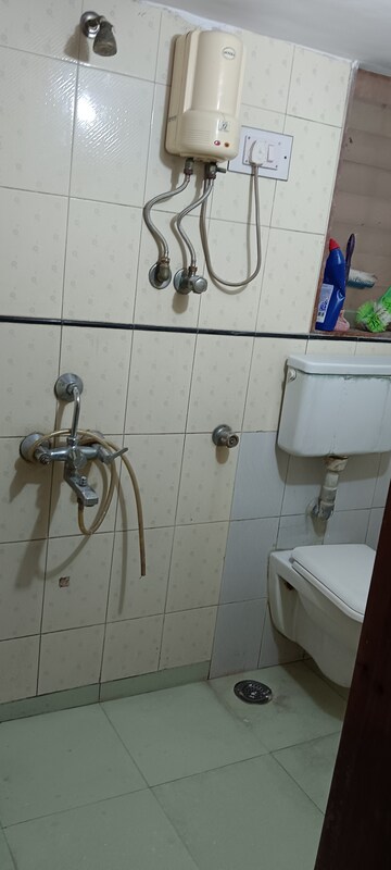 Bathroom in 1 BHK Apartment at Riddhi Garden, Malad East – for Rent