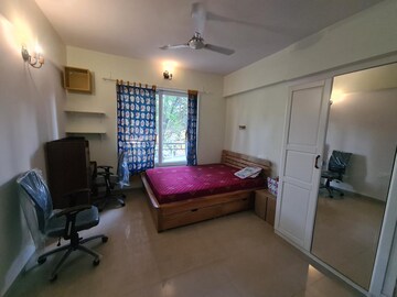 Living Room in 3 BHK Apartment at Darode Jog Blossom Bouleward, Koregaon Park – for Rent