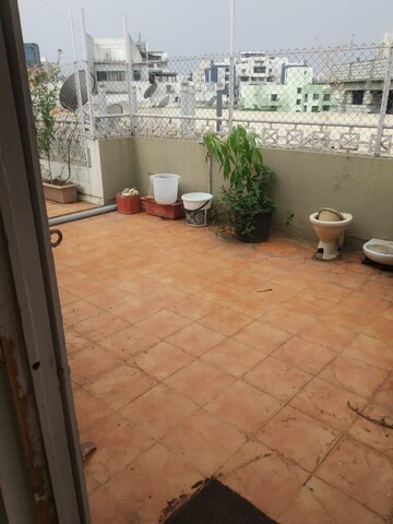 Terrace in 3 BHK Apartment at Ved Bhavan Apartment, Kothrud – for Rent