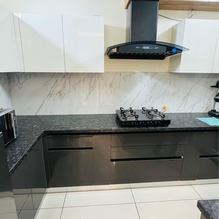 Kitchen, allwin-el-spazia 3 Bedroom 1638 Sq.Ft. Apartment In Nagla Road Zirakpur 8717390