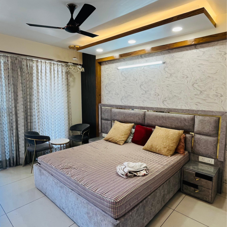 Bedroom, allwin-el-spazia 3 Bedroom 1638 Sq.Ft. Apartment In Nagla Road Zirakpur 8717390