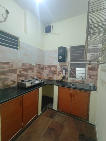 Kitchen in 1 BHK Builder Floor at Hsr Layout – for Rent