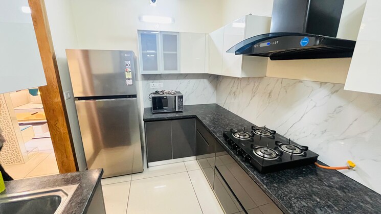 Kitchen, allwin-el-spazia 3 Bedroom 1638 Sq.Ft. Apartment In Sanauli Zirakpur 8717662