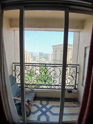 Balcony in 3 BHK Apartment at Hiranandani Meadows, Manpada – for Rent
