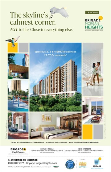 4 BHK Apartment – Exterior View View at Perumbakkam - for Sale