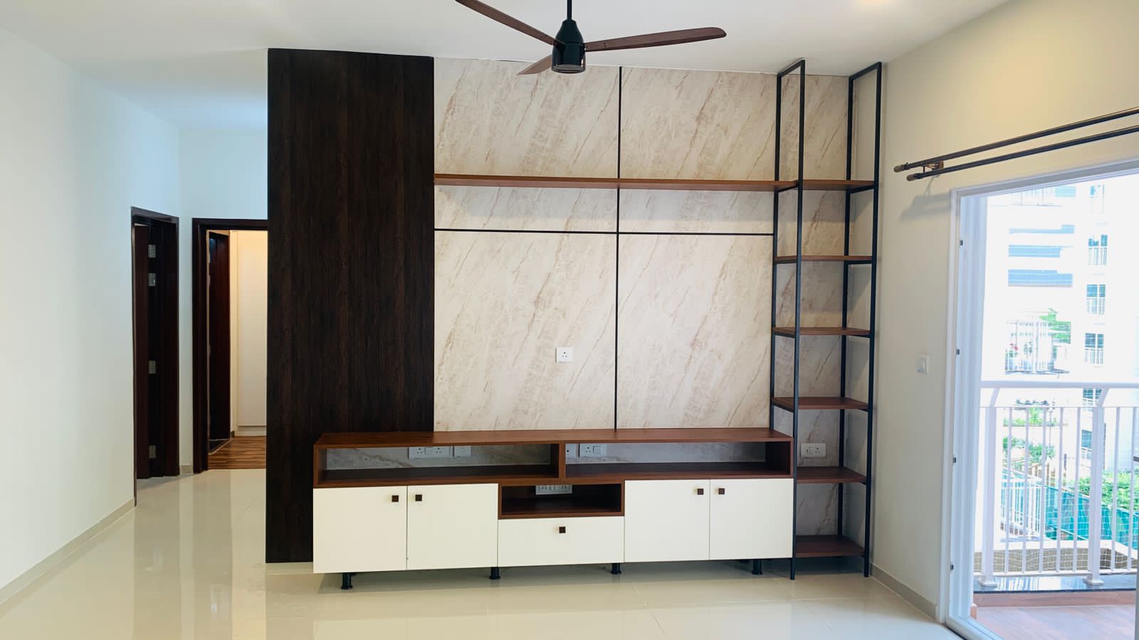 3 BHK + Servant Room Apartment For Rent in L&T Raintree Boulevard